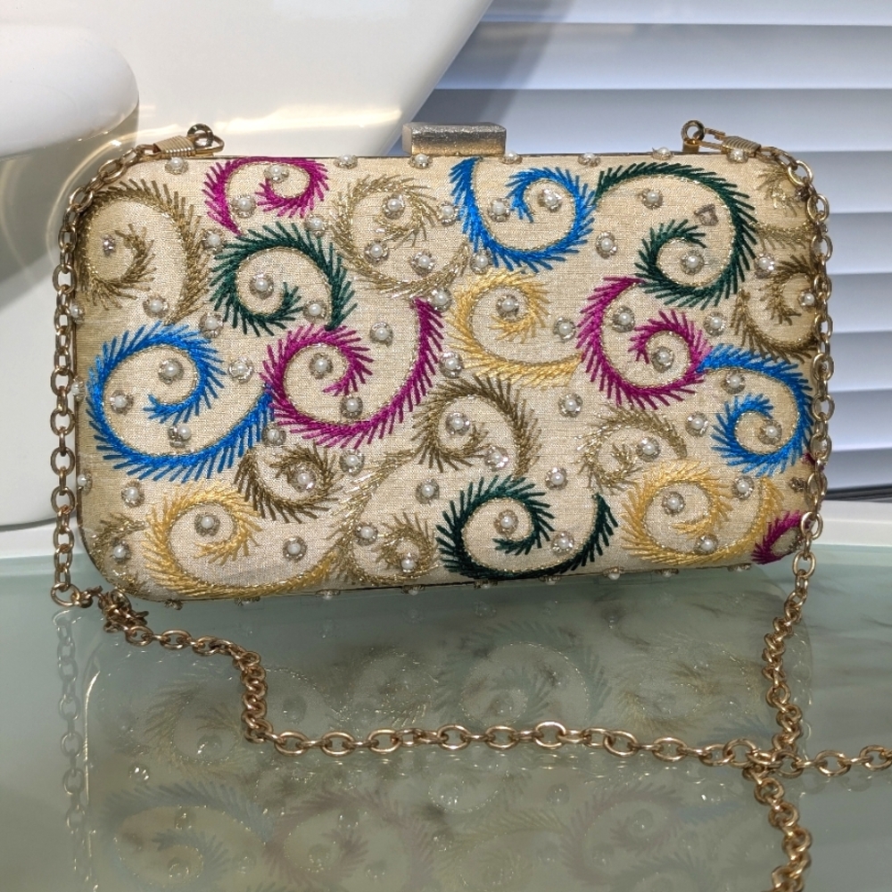 Beautiful Indian multicolored purse